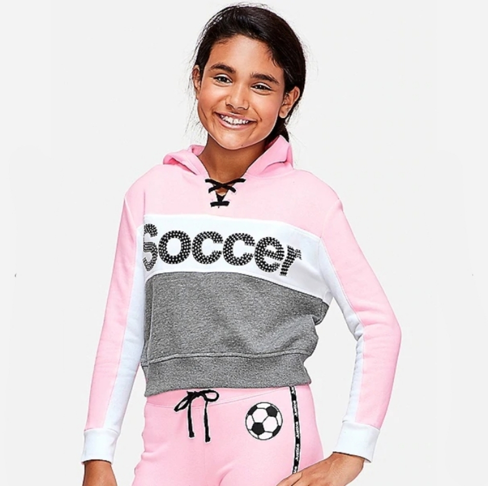 🌺Soccer•Lace-up•Hoodie🌺